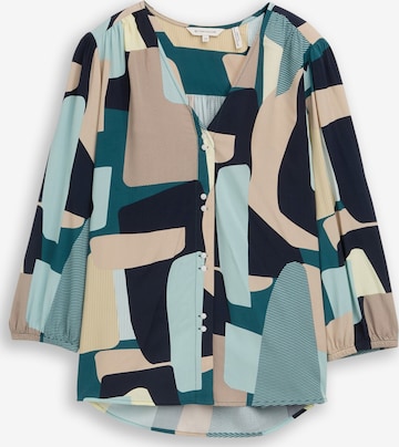 Chemisier TOM TAILOR en vert : devant