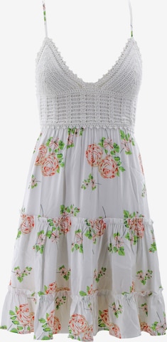 AIKI KEYLOOK Summer Dress in White: front