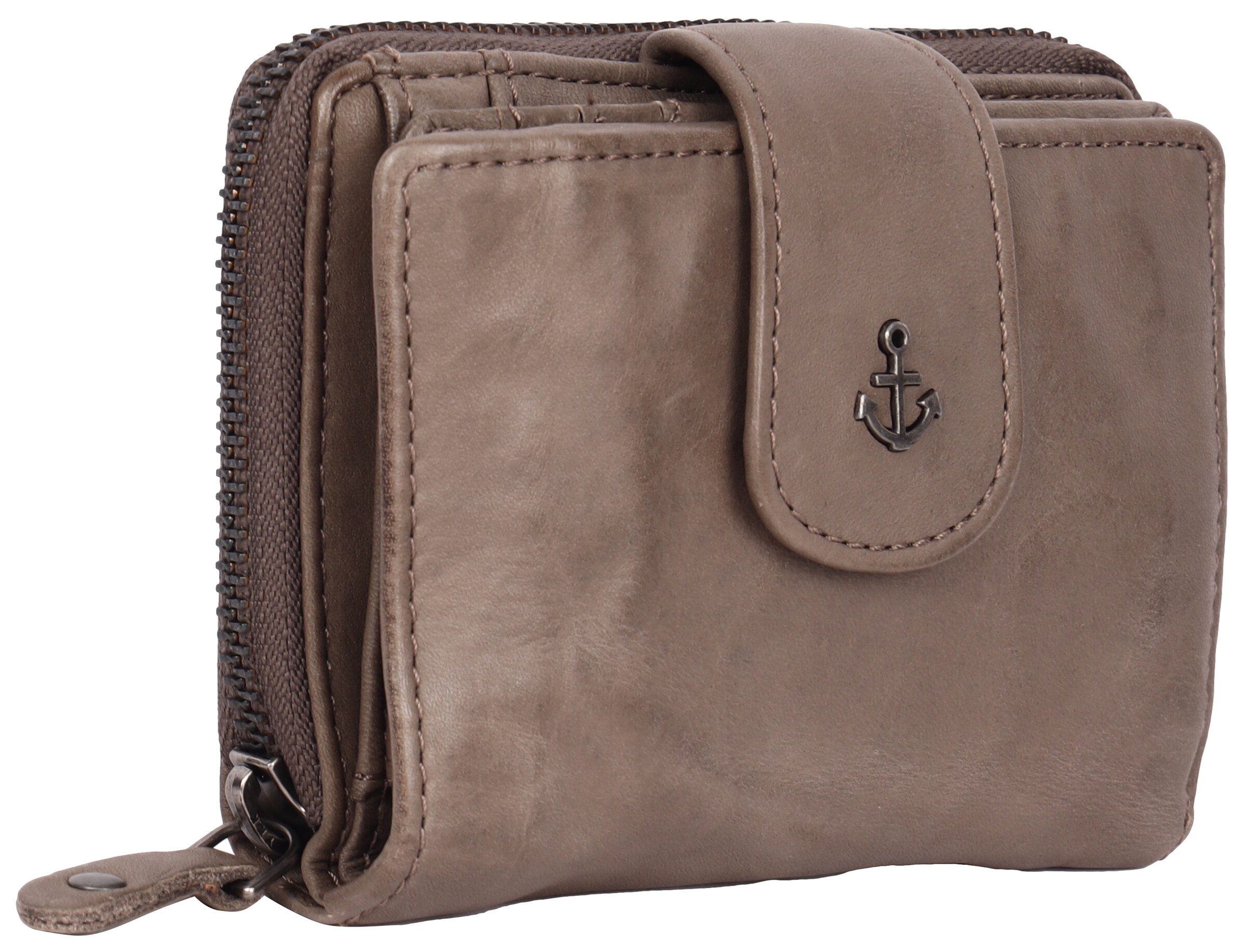 Harbour 2nd Wallet in Brown: front