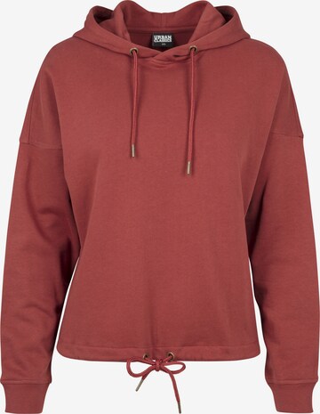 Sweat-shirt Urban Classics en rouge : devant