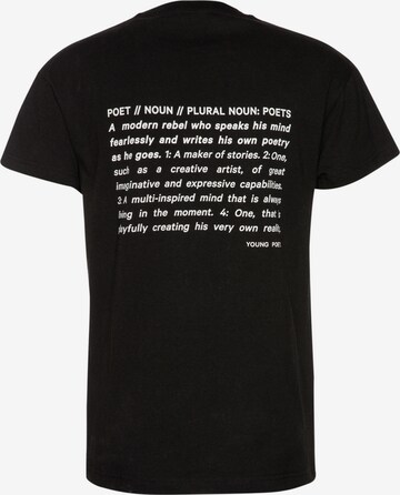 Young Poets Shirt 'Dictionary Daylen' in Black