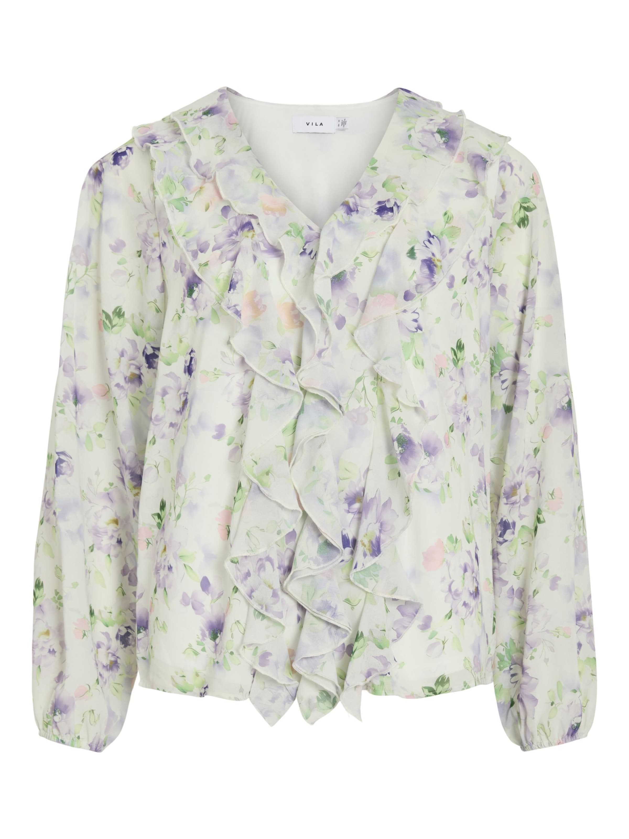 VILA Blouse 'VIAne' in White: front