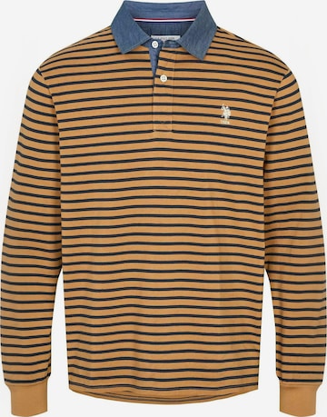 U.S. POLO ASSN. Overhemd ' UMDex ' in Bruin: voorkant
