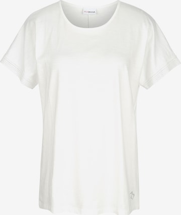 T-shirt MIAMODA en blanc : devant