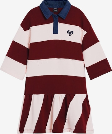 raudona Desigual Suknelė: priekis