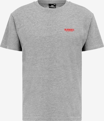 Oldskull T-Shirt 'Basic Osk' in Grau: Vorderseite