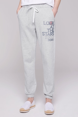 Soccx Regular Pants in Grey: front