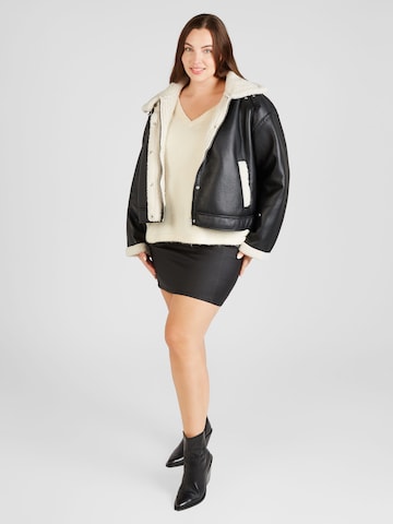 Pulover de la Vero Moda Curve pe bej