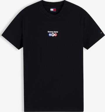 Tricou 'NYC' de la Tommy Jeans pe negru: față