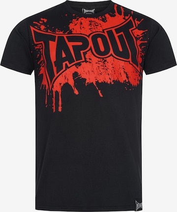 Maglietta 'Splashed' di Tapout in nero: frontale