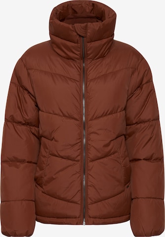 b.young Between-Season Jacket 'BYBOMINA PUFFER' in Brown: front