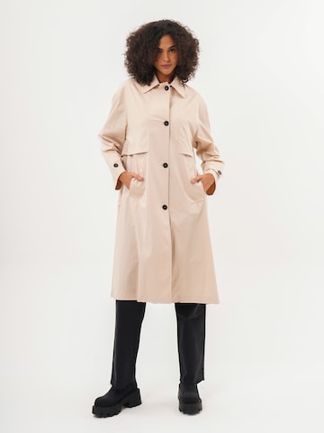 FRESHLIONS Between-seasons coat 'Cecilia' in Beige