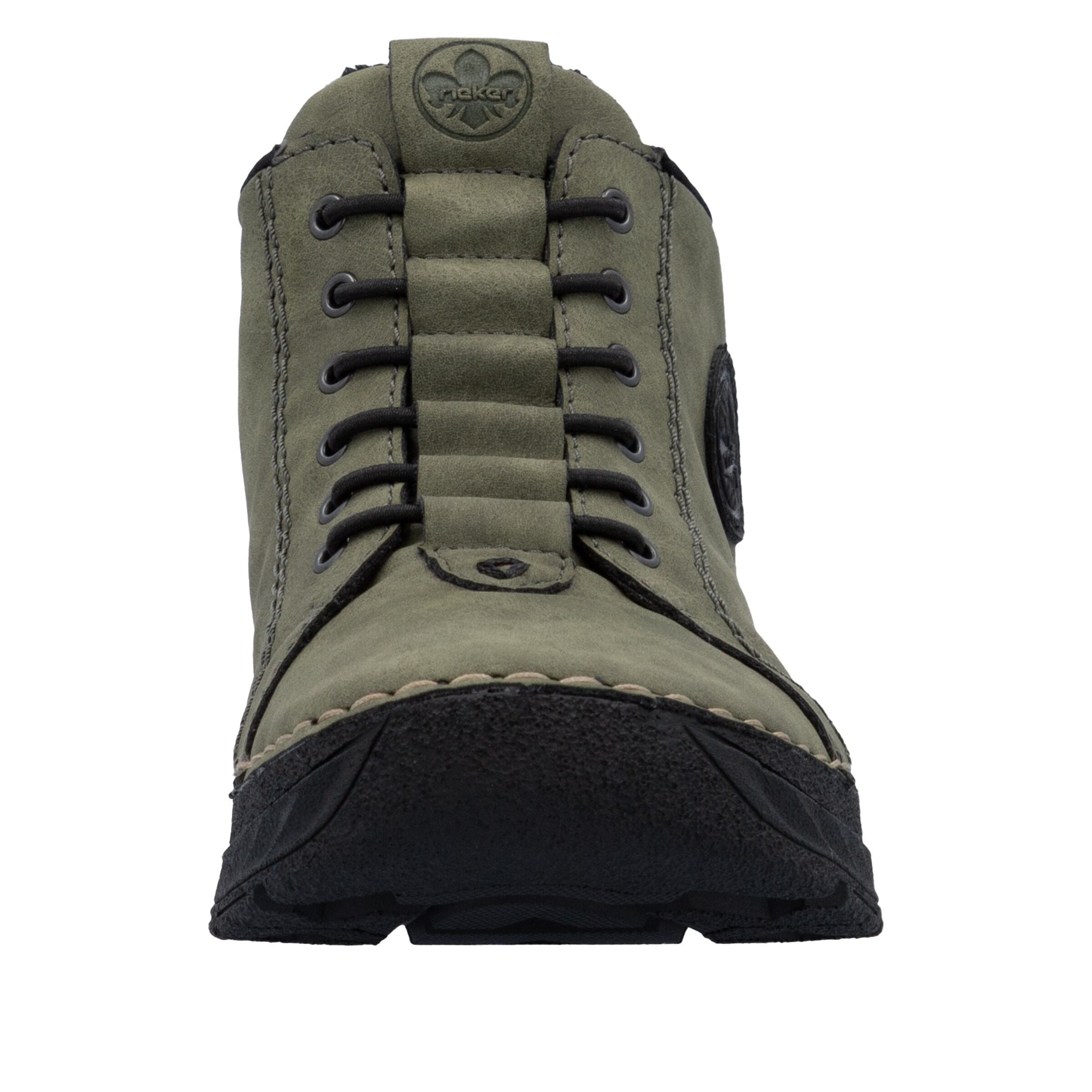 Bottines à lacets Rieker en vert