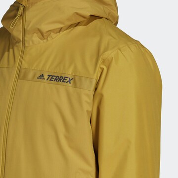 Veste outdoor 'Multi Primegreen' ADIDAS TERREX en jaune