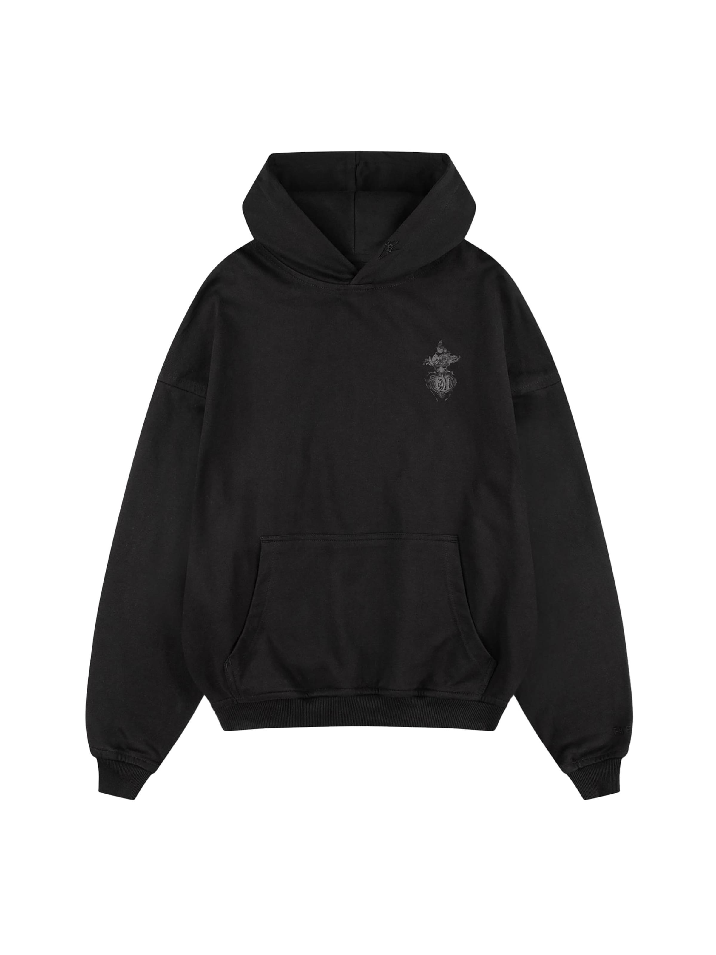 FAVELA Sweatshirt 'Scared' in Black: front