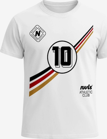 Neverless Shirt 'Number 10' in White: front