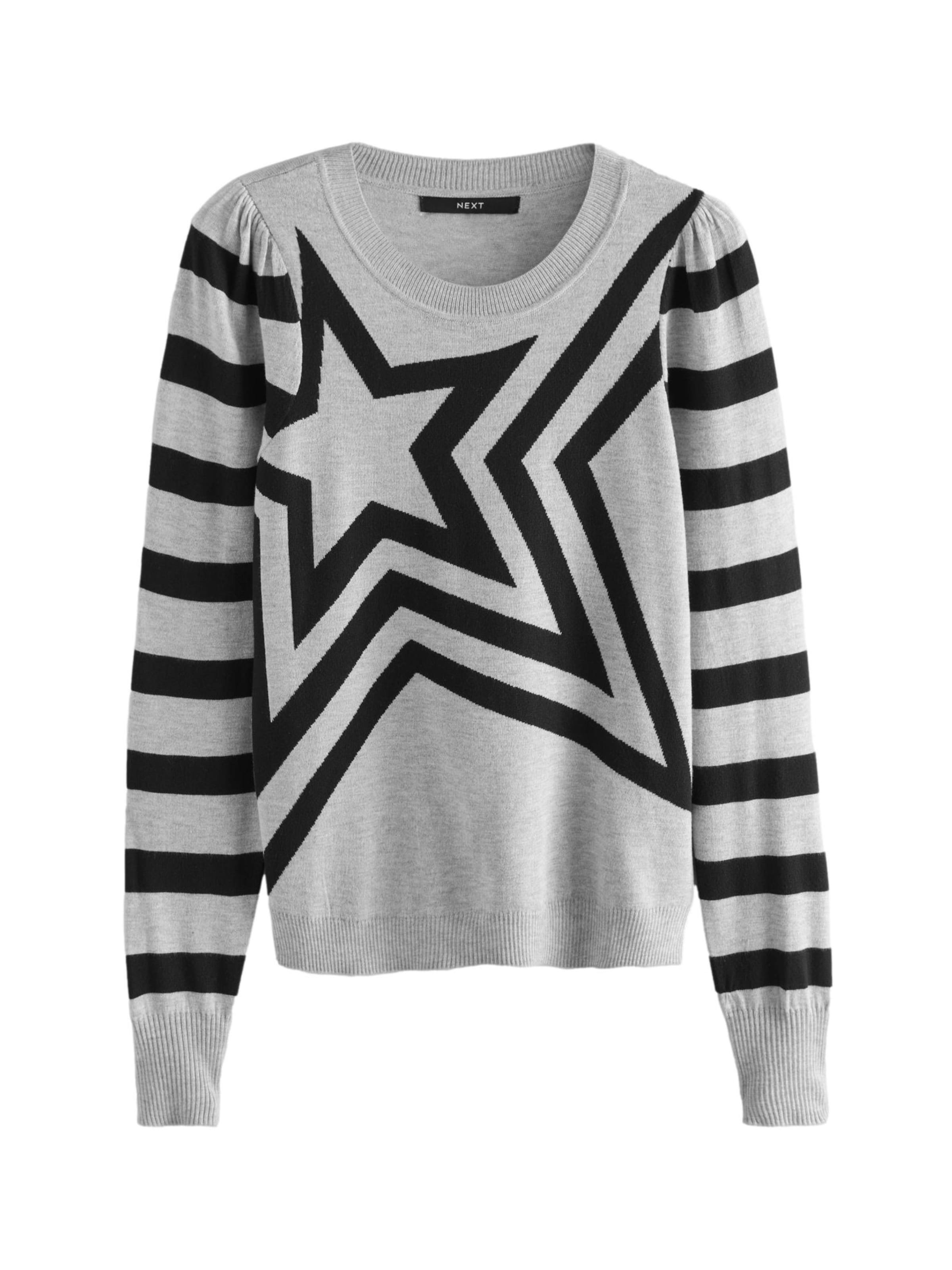 Next Neulepaita värissä harmaa: etupuoli