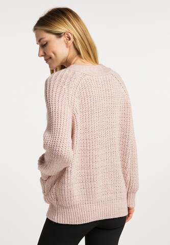 Cardigan oversize Usha en rose