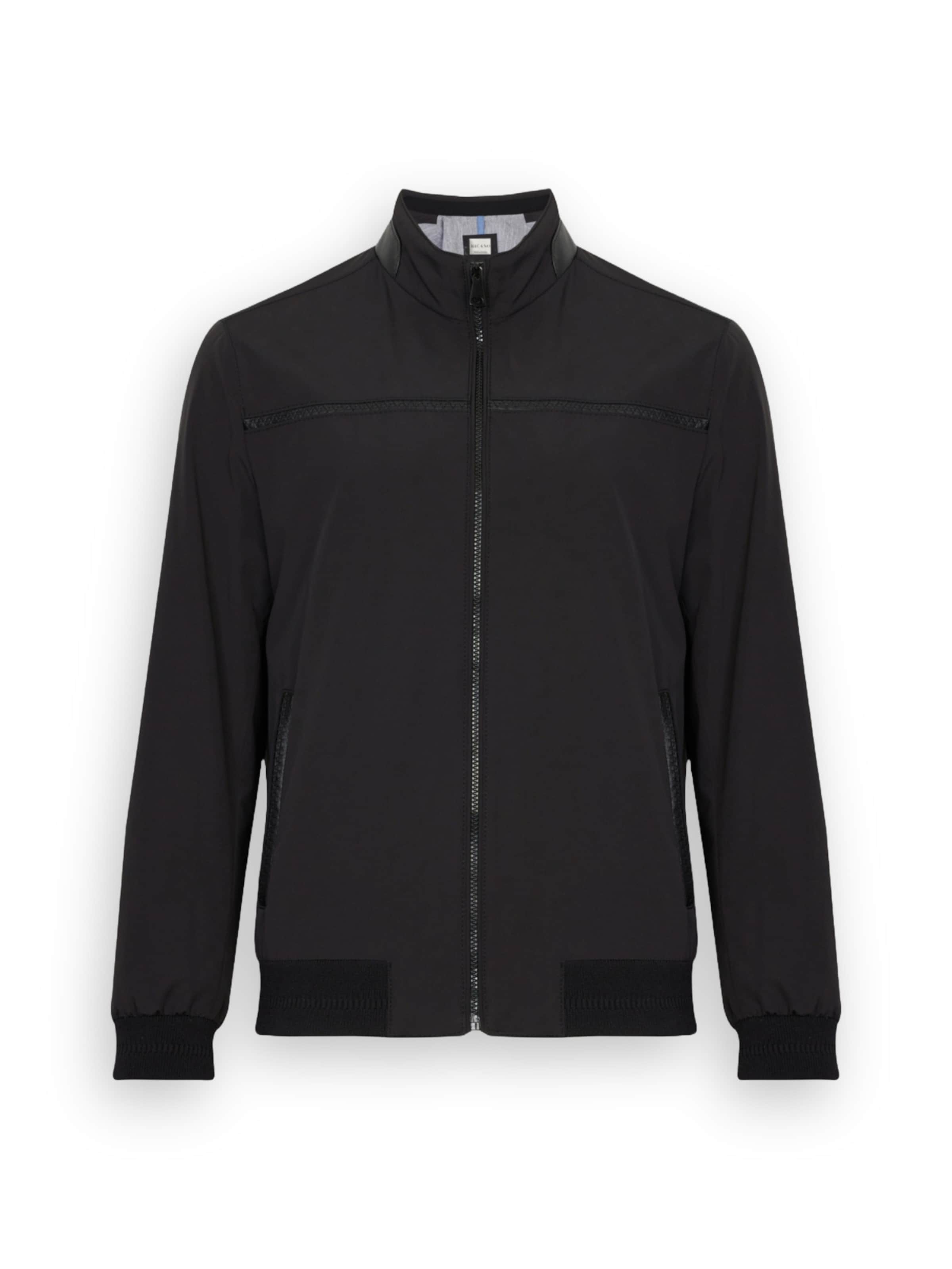 RICANO - Chaqueta de entretiempo 'Louis' en negro: frente