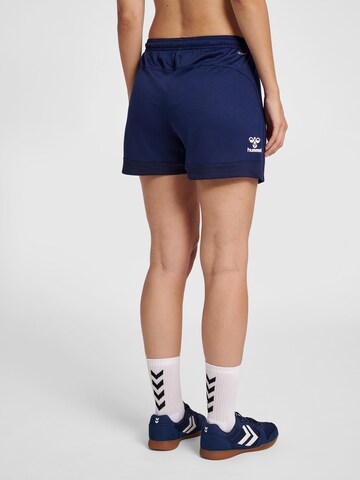 Hummel Regular Sportbroek 'Poly' in Blauw