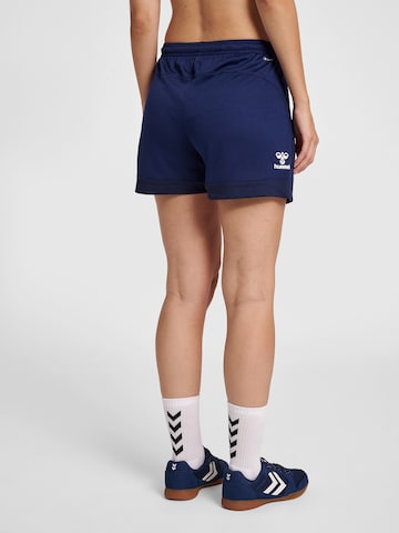 Hummel Regular Sportshorts 'Poly' in Blau