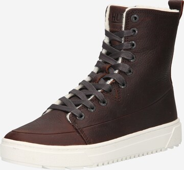 HUB Sneaker high 'Night' i brun: forside