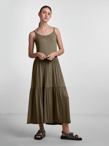 PIECES فستان صيفي 'Neora' بلون أخضر: الأمام