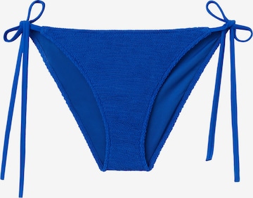 CALZEDONIA Bikinihose 'CRINKLE WAVES' in Blau: Vorderseite