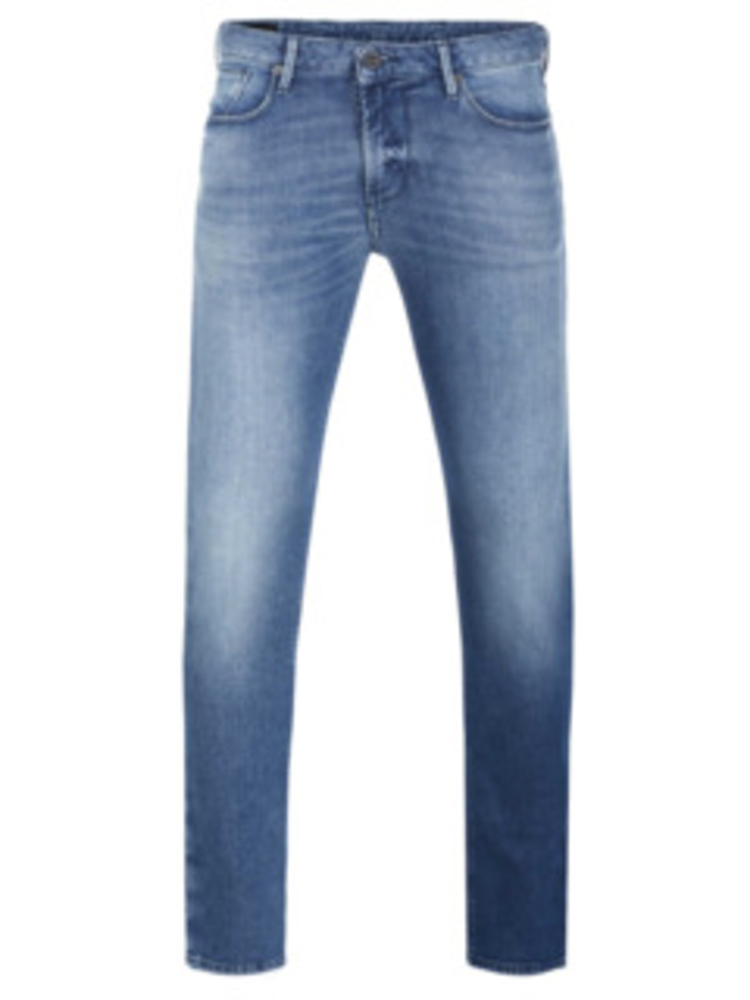 Emporio Armani Regular Jeans in Blue: front