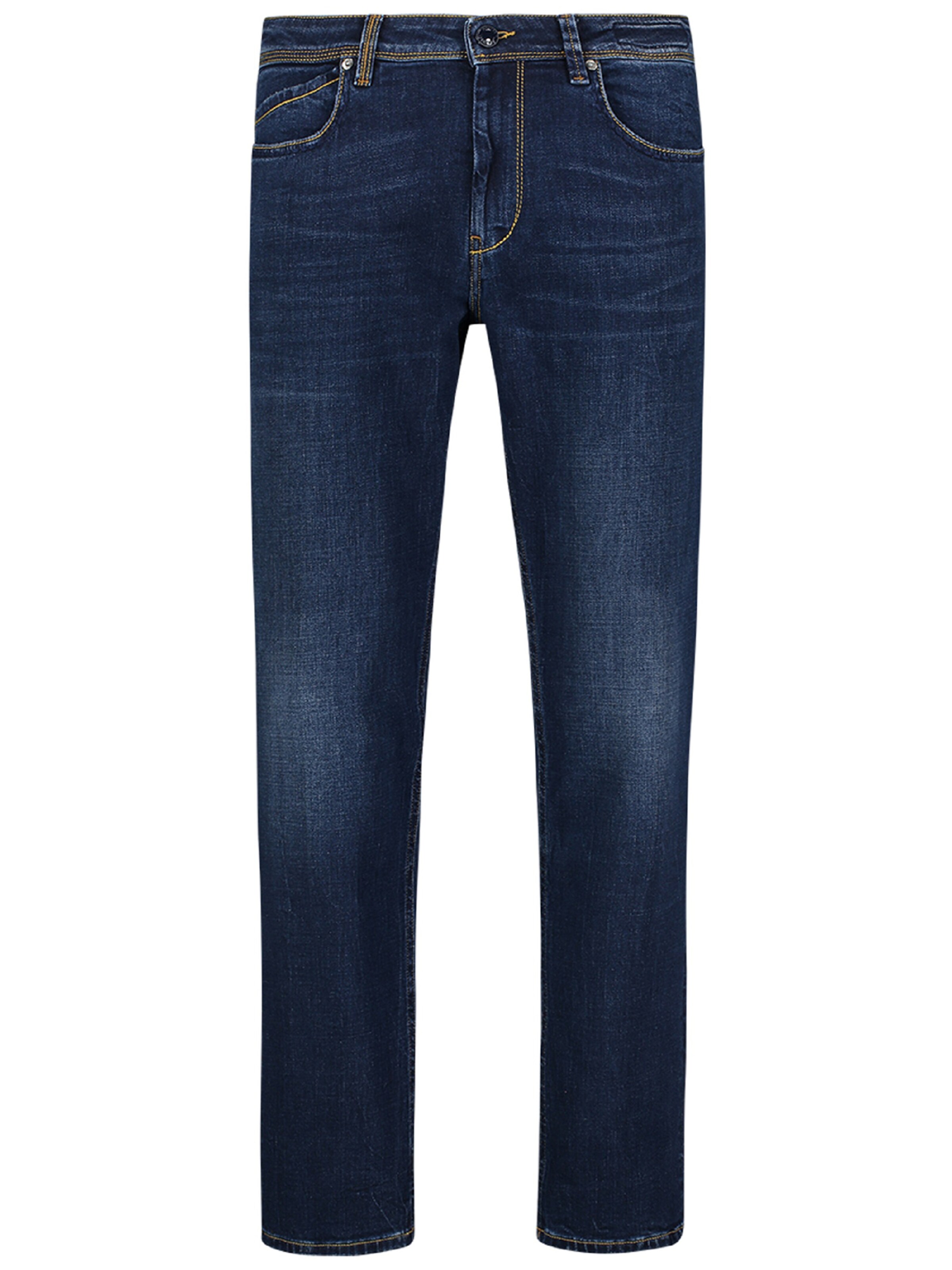 Re_HasH Skinny Hose RUBENS 30 in Blau: Vorderseite