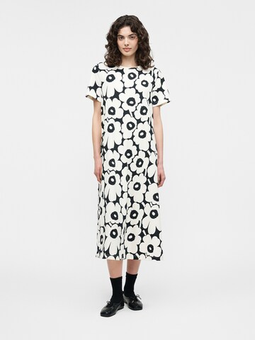 Marimekko Zomerjurk 'PISTEINEN UNIKKO' in Zwart: voorkant