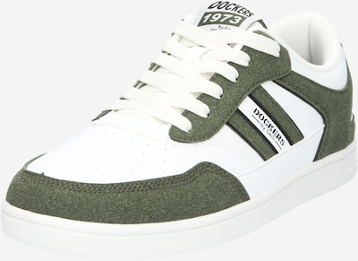 Sneaker bassa Dockers by Gerli di colore verde / bianco, Visualizzazione prodotti