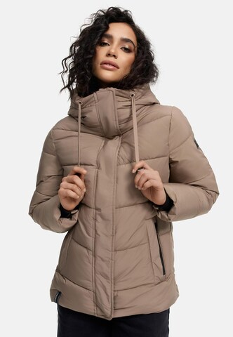 NAVAHOO Winterjacke in Beige