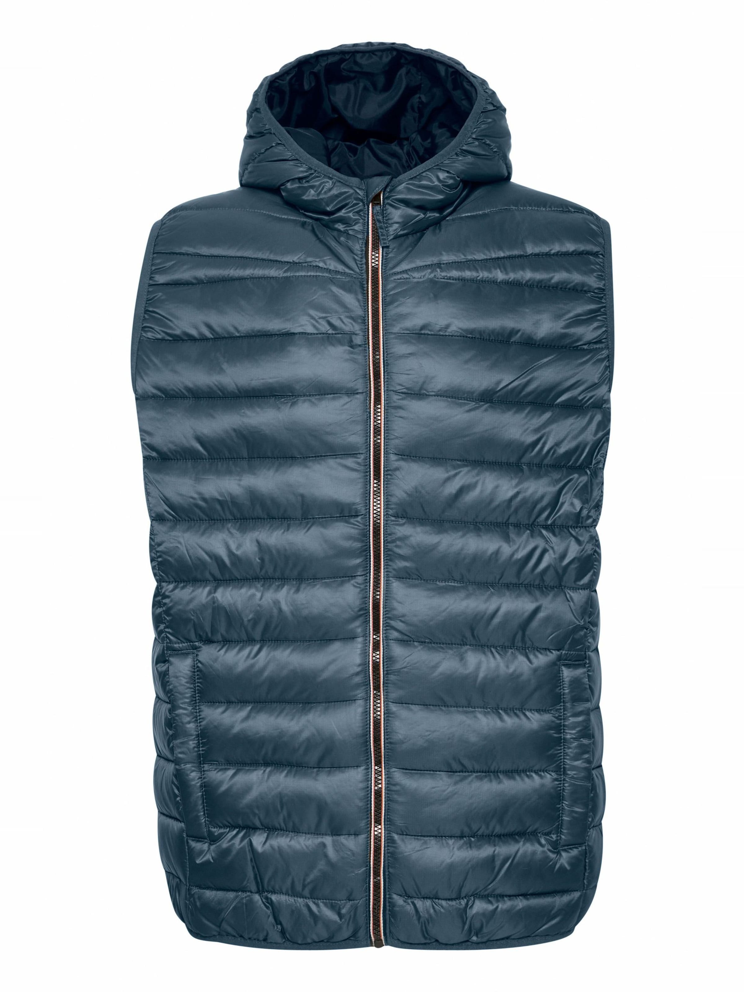 BLEND Weste in Blau: Vorderseite