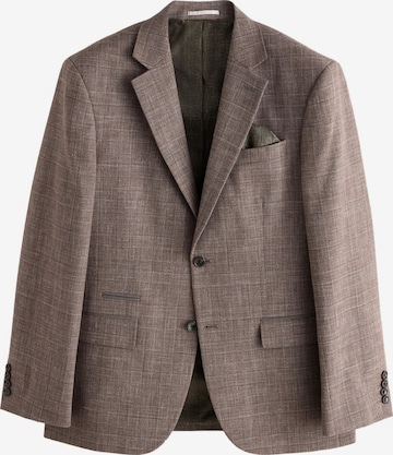 Coupe regular Veste de costume Next en marron : devant