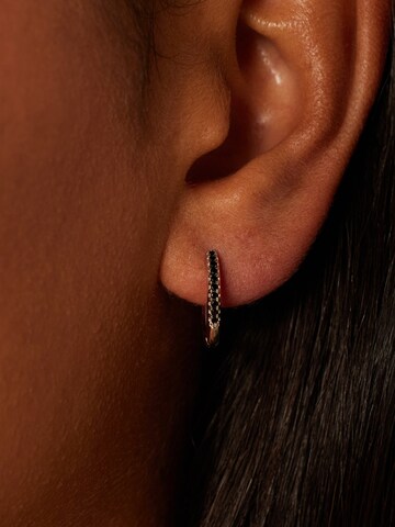 Lucardi Ohrringe 'Modernes Basic' in Silber: Vorderseite