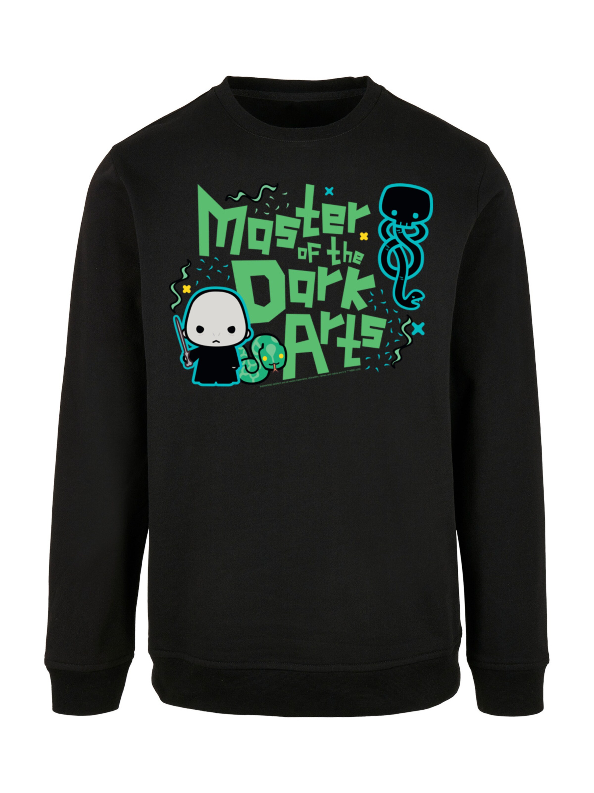 F4NT4STIC Sweatshirt in Black: front