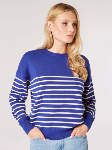 Apricot Sweater in Blue: front