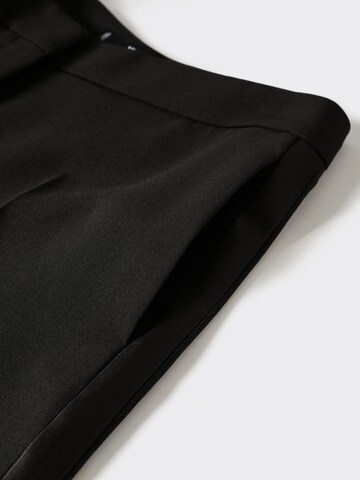 MANGO Normalny krój Spodnie w kant w kolorze czarny