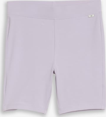 Leggings TOM TAILOR en violet : devant