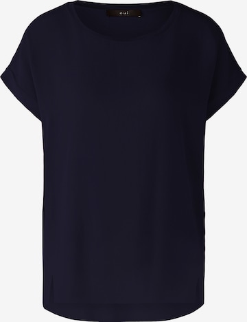 OUI - Blusa 'AYANO' em azul: frente