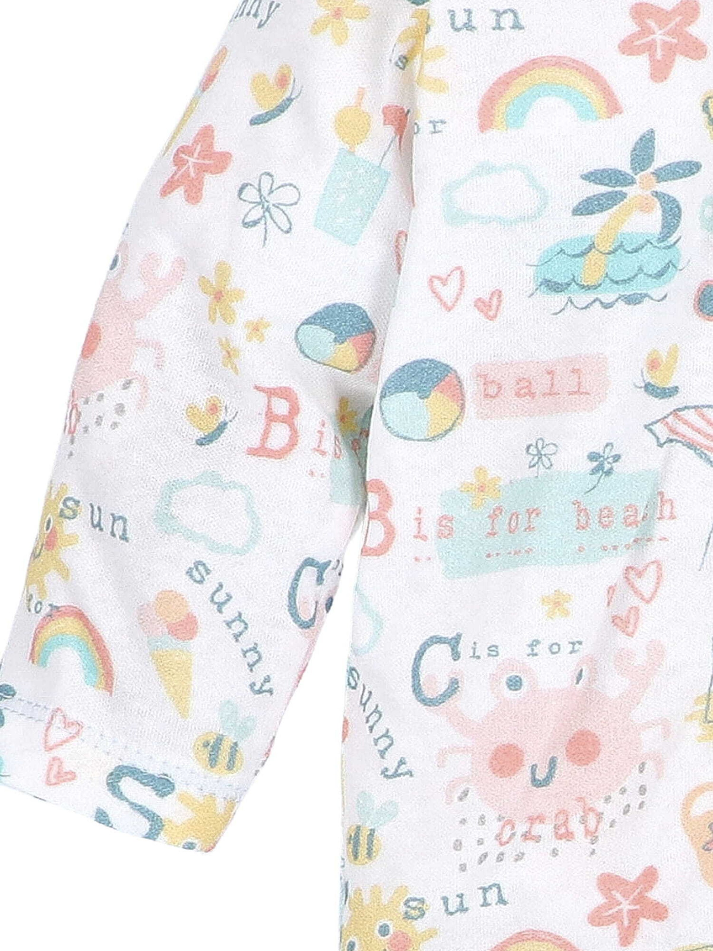 NINI Strampler 'Beach' in Weiß