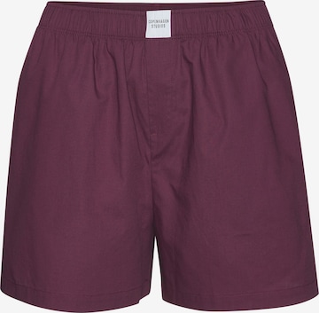 Copenhagen Studios Pyjamahousut värissä punainen: etupuoli