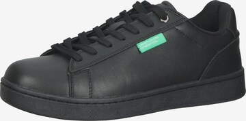Benetton Footwear Sneakers in Black: front