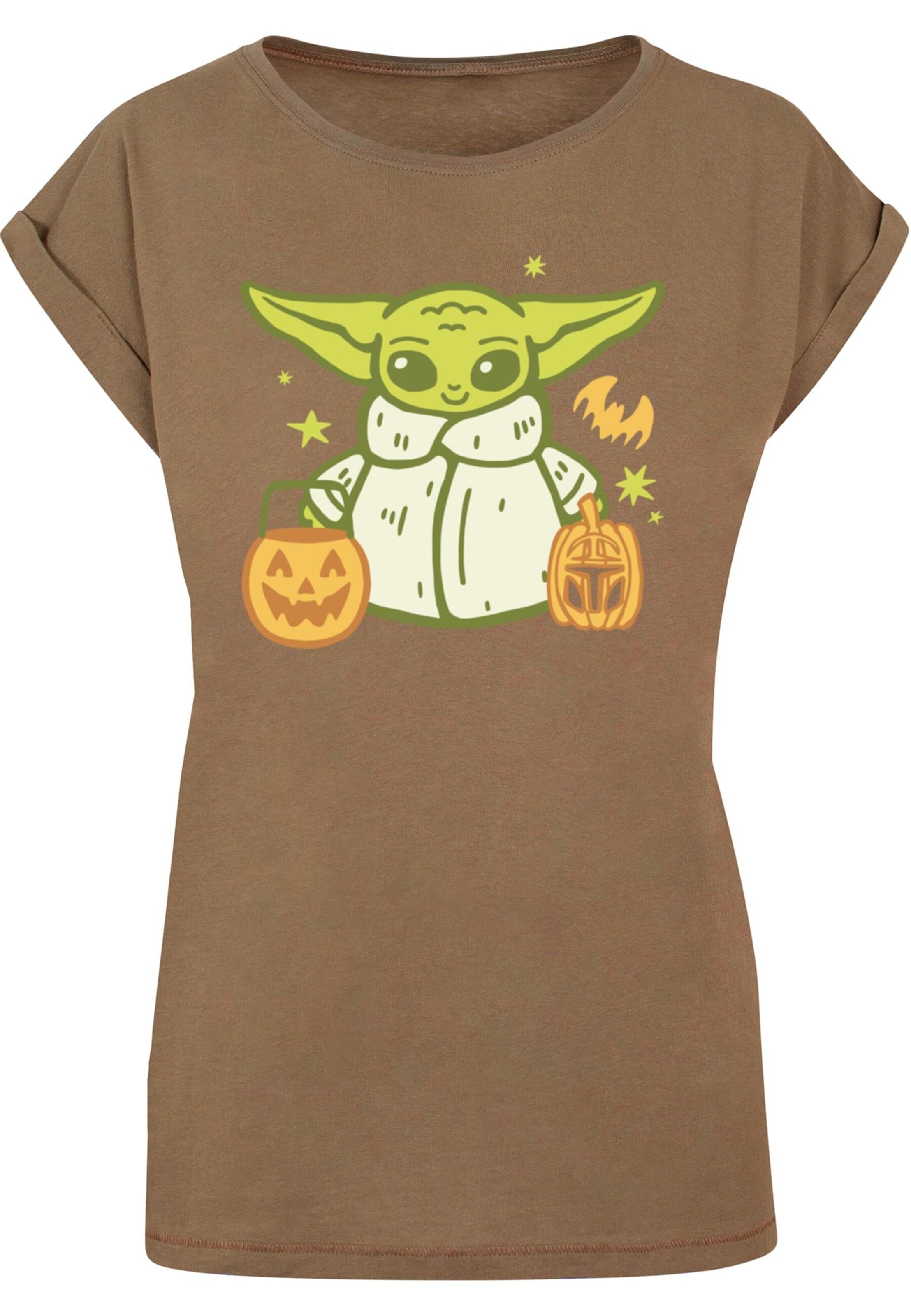 ABSOLUTE CULT Shirt 'Star Wars' in Groen: voorkant