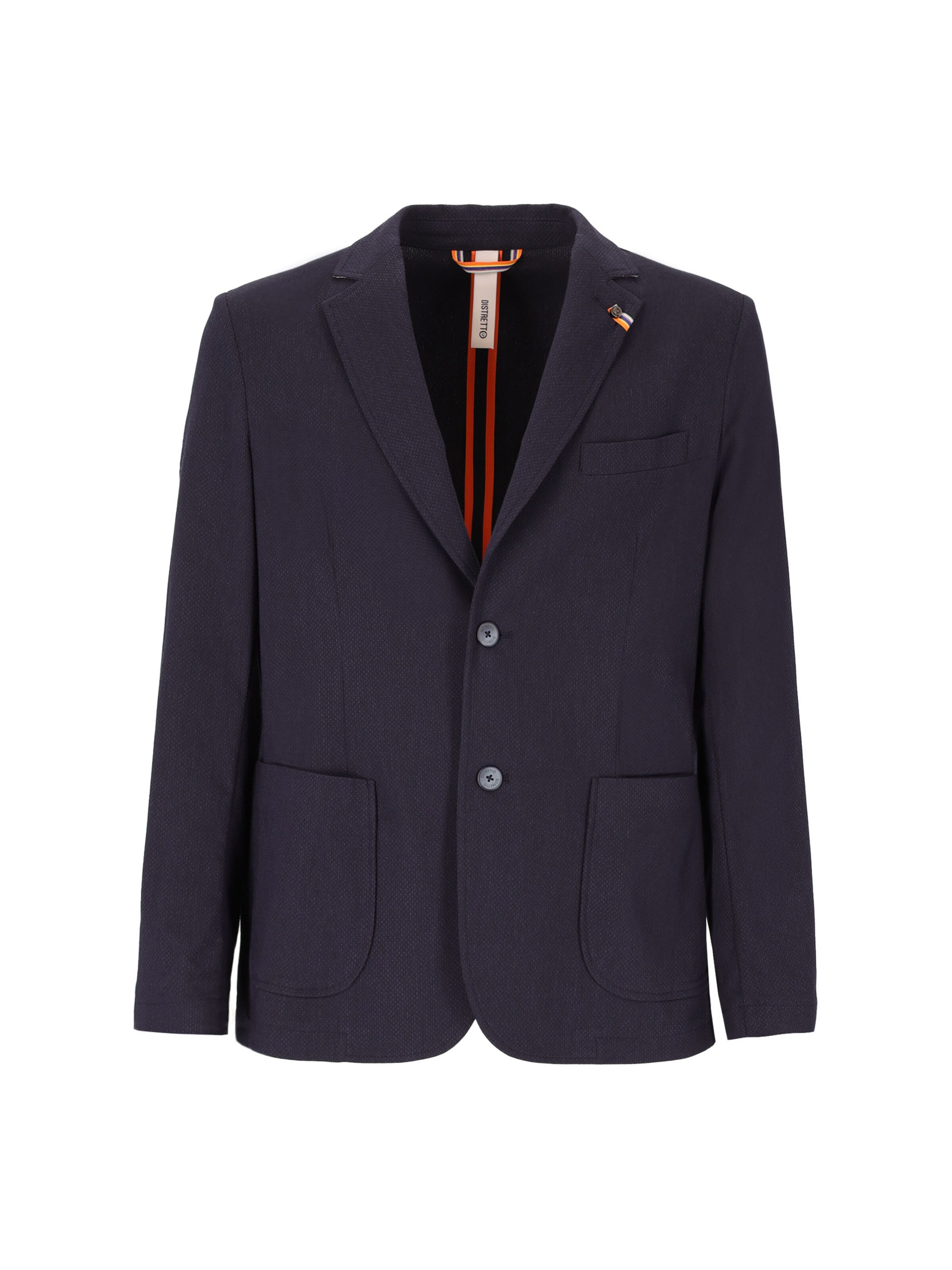 Distretto12 Regular Fit Sakko 'Saul' in Blau: Vorderseite