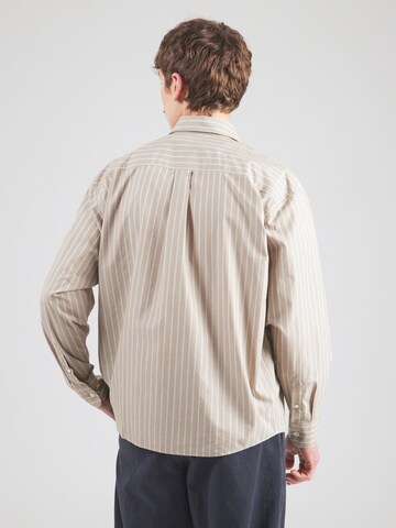 ANNARR Regular fit Button Up Shirt 'ANRVOLUND' in Beige