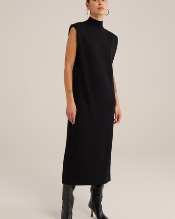 Robes en maille 'STUDIO' WE Studio en noir