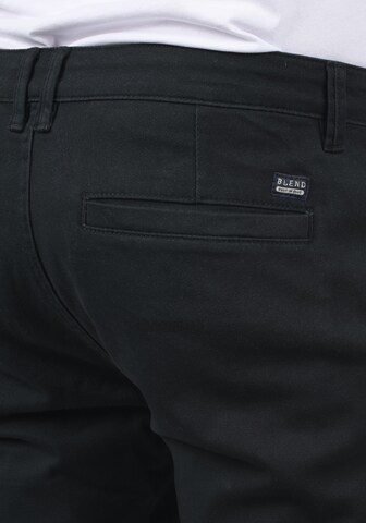 BLEND Skinny Chino Pants 'Pelini' in Black