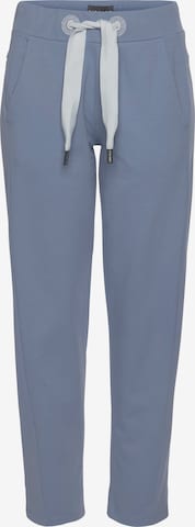 Elbsand Tapered Pants in Blue: front